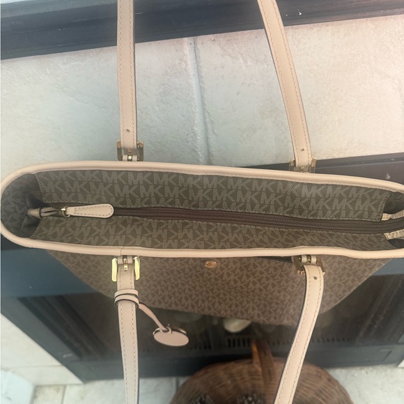 Michael Kors Brown Monogram Tote - Picture 3 of 7